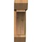 Ekena Millwork Thorton Slat Rough Sawn Bracket w/ Offset Brace, Western Red Cedar, 6"W x 20"D x 20"H BKT0604X20X20THR06RWR - alternate 2